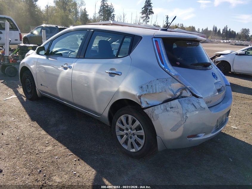 2014 NISSAN LEAF auction photo 3