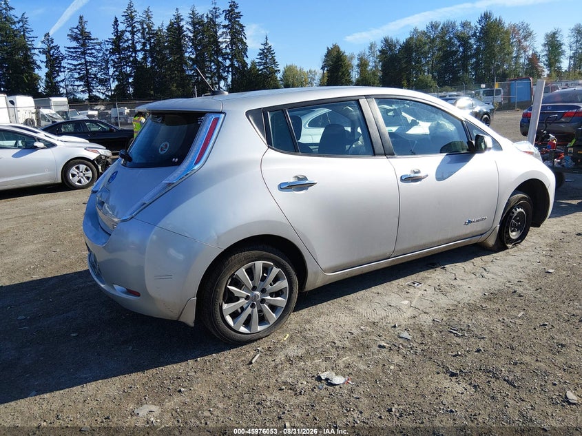 2014 NISSAN LEAF auction photo 4