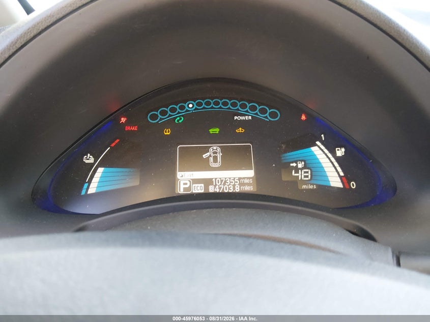 2014 NISSAN LEAF auction photo 7