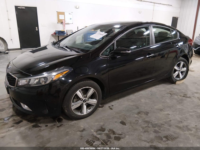 2018 Kia Forte, Left Rear, IAAI, VIN 3KPFL4A74JE213286 — photo 2