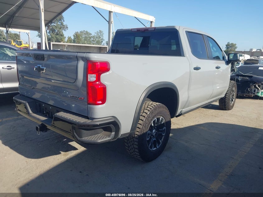 Vin: 3gcukhe87sg295167, lot: 46475336, chevrolet silverado 1500 4wd  short bed zr2 20254