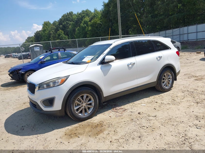 Vin: 5xypg4a3xgg045798, lot: 46475364, kia sorento 2.4l lx 20162