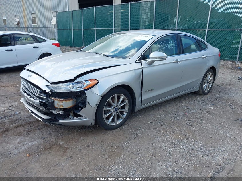 Vin: 3fa6p0lu9hr304918, lot: 46475375, ford fusion hybrid se 20172