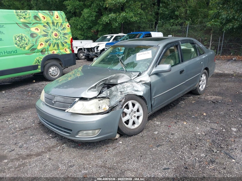TOYOTA AVALON 2002 VIN 4T1BF28B02U256946
