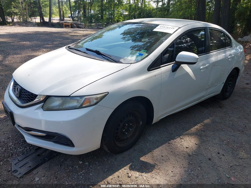 2014 Honda Civic, Normal Wear & Tear, IAAI, VIN 2HGFB2F52EH528680 — photo 2