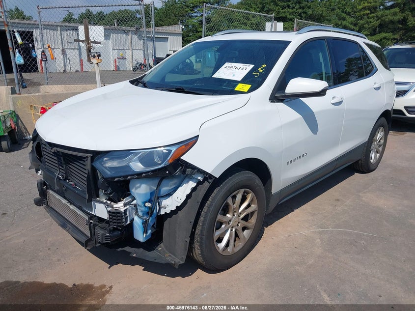 2019 Chevrolet Equinox, Удар ззаду, IAAI, VIN 2GNAXKEV0K6149901 — фото 2
