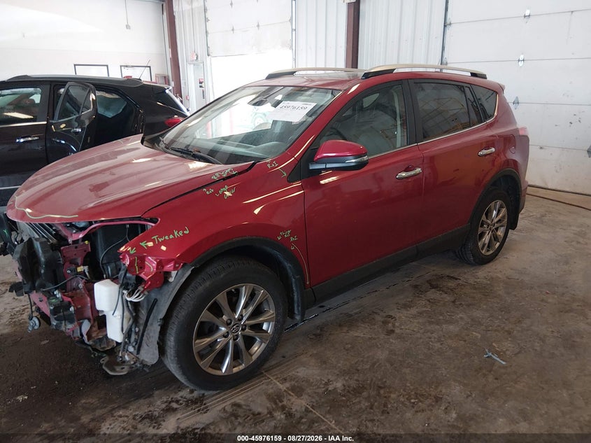 2016 Toyota RAV 4, Удар спереду, IAAI, VIN JTMDFREV8GJ103888 — фото 2