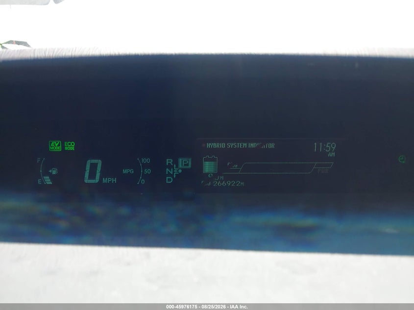 2012 TOYOTA PRIUS PLUG-IN auction photo 7
