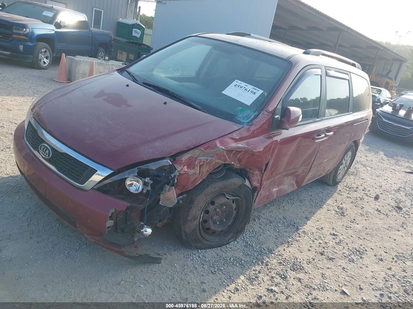 2011 Kia Sedona, Left Front, IAAI, VIN KNDMG4C77B6373159 — photo 2