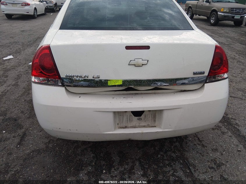 CHEVROLET IMPALA 2008 VIN 2G1WB58K481252754