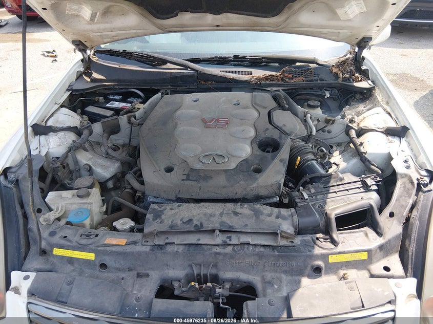 2003 INFINITI G COUPE 3.5L V-6 DOHC, VVT, PREMIUM , 280HP