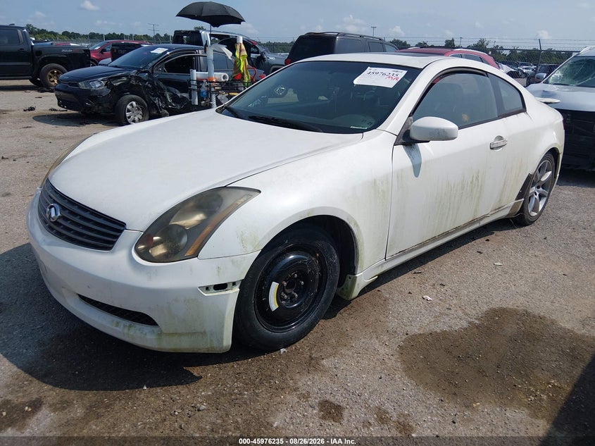 2003 INFINITI G COUPE 3.5L V-6 DOHC, VVT, PREMIUM , 280HP