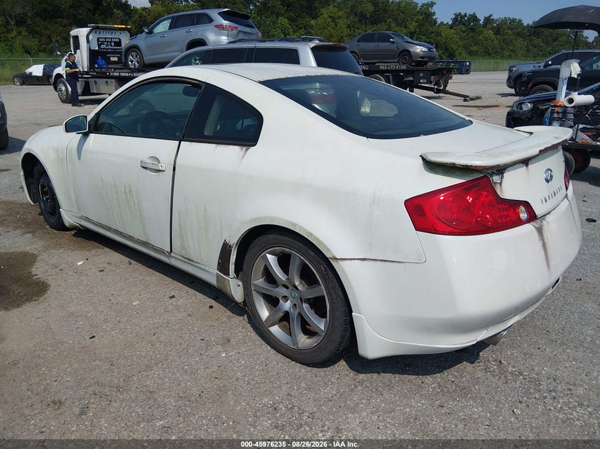 2003 INFINITI G COUPE 3.5L V-6 DOHC, VVT, PREMIUM , 280HP