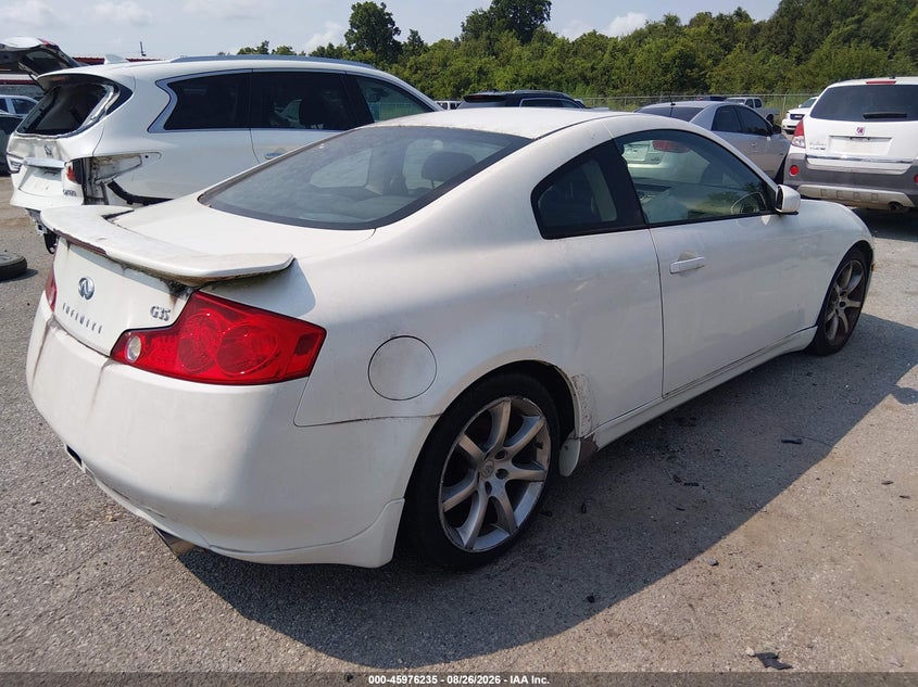 2003 INFINITI G COUPE 3.5L V-6 DOHC, VVT, PREMIUM , 280HP