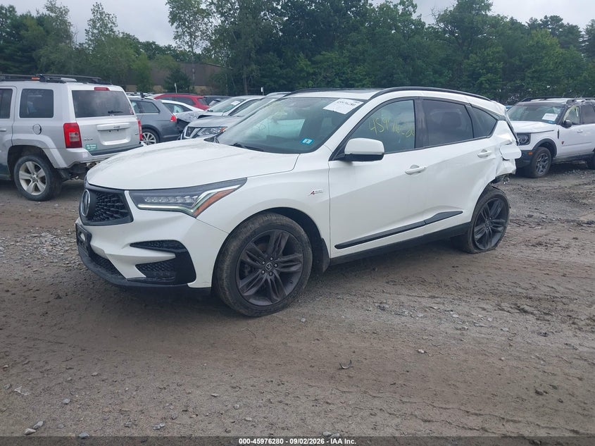 2019 Acura RDX, Лівий зад, IAAI, VIN 5J8TC2H68KL004647 — фото 2