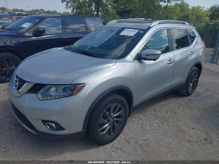 Vin: 5n1at2mv6gc916666, lot: 46475529, nissan rogue sl 20162