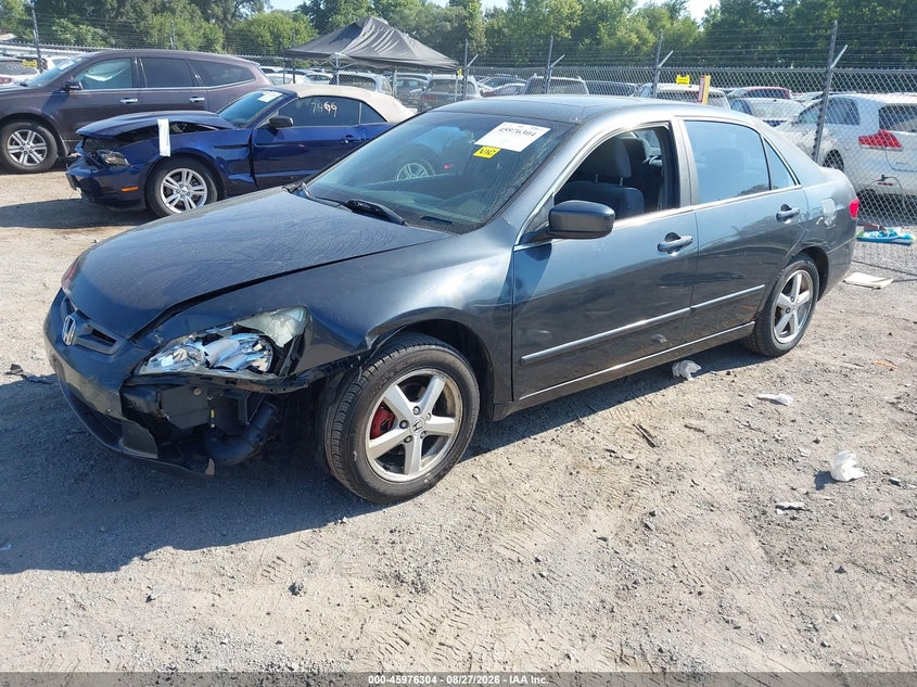 2005 Honda Accord 2.4 Ex, Повреждение двигателя, IAAI, VIN 1HGCM56755A122326 — фото 2