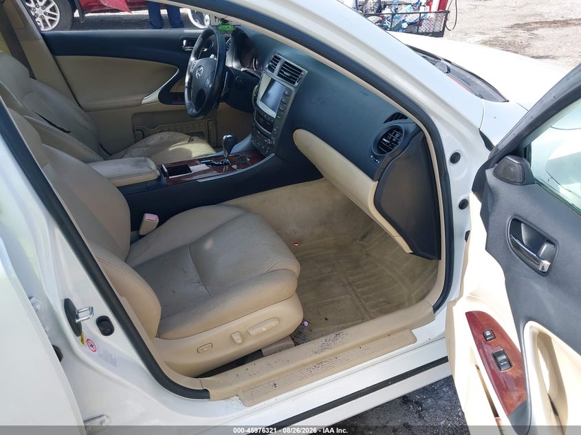 LEXUS IS 250 2007 VIN JTHBK262772039978