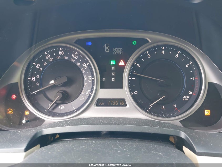 LEXUS IS 250 2007 VIN JTHBK262772039978