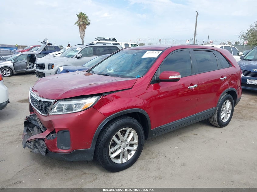 2015 Kia Sorento, Front End, IAAI, VIN 5XYKT3A62FG661407 — photo 2