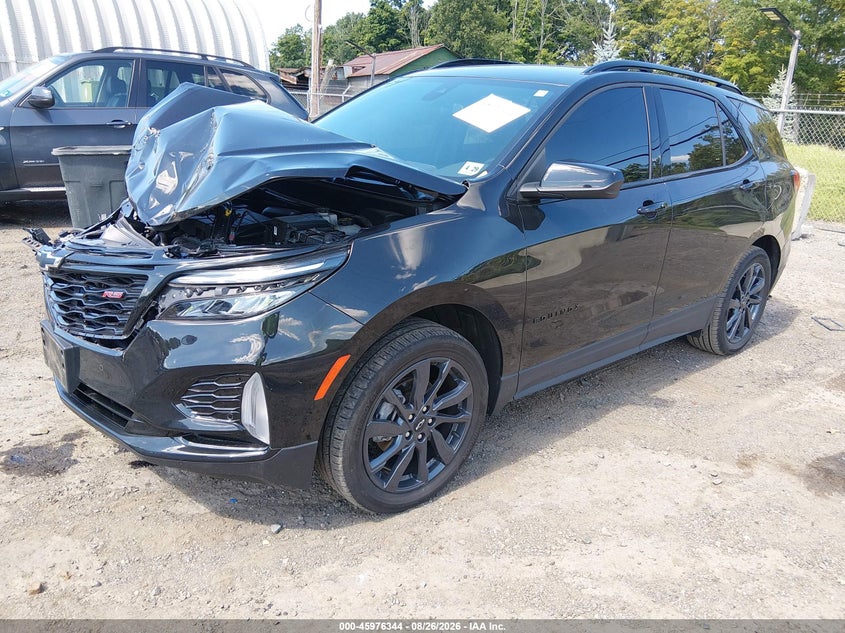 2024 Chevrolet Equinox, Front & Rear, IAAI, VIN 3GNAXWEG7RL193957 — photo 2