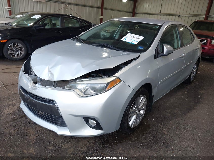 2015 Toyota Corolla, Удар спереди, IAAI, VIN 2T1BURHE8FC336415 — фото 2