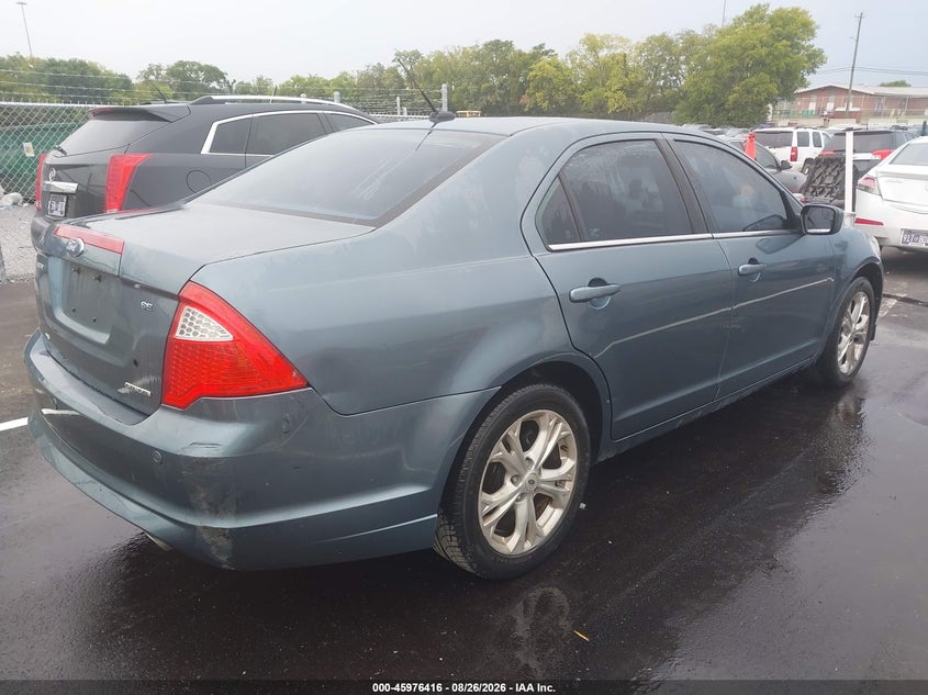 2012 FORD FUSION auction photo 4
