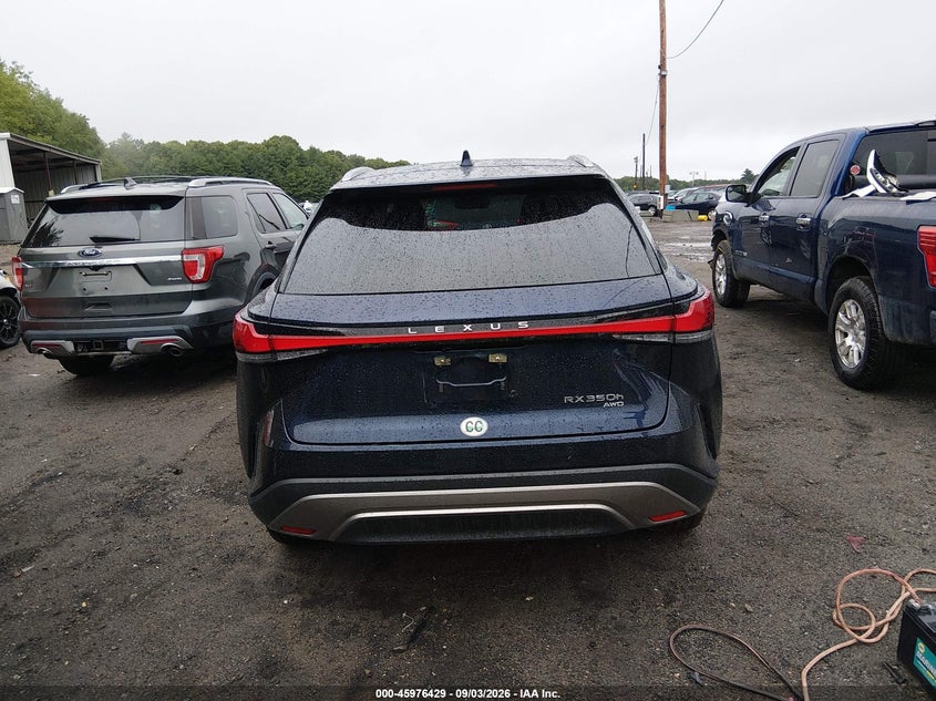2025 Lexus RX (VIN: 2T2BBMCA1SC100675)
