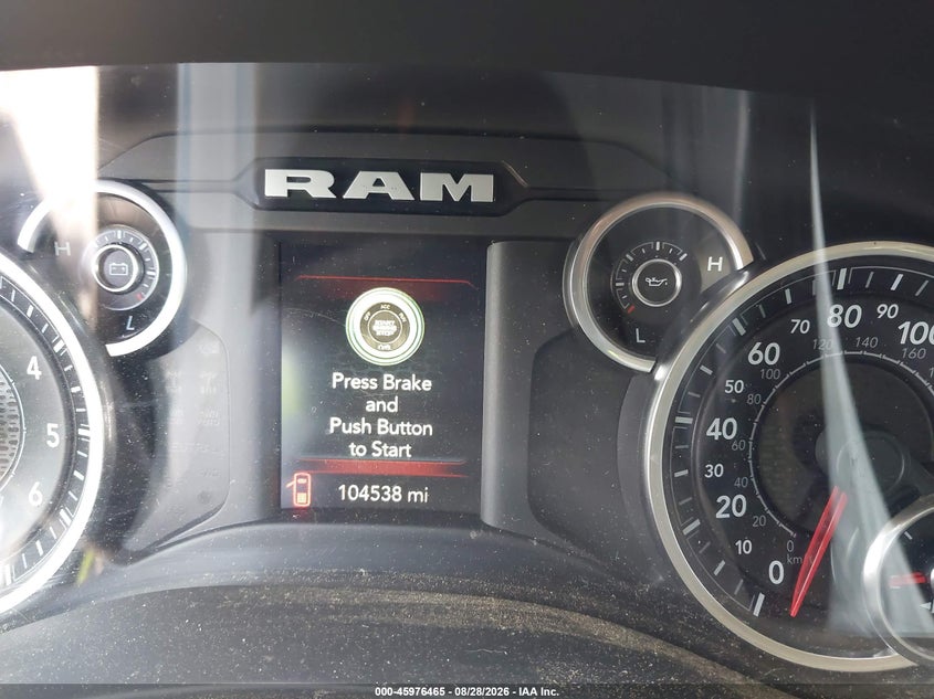 RAM 2500 2019 VIN 3C6UR5DJ6KG566547