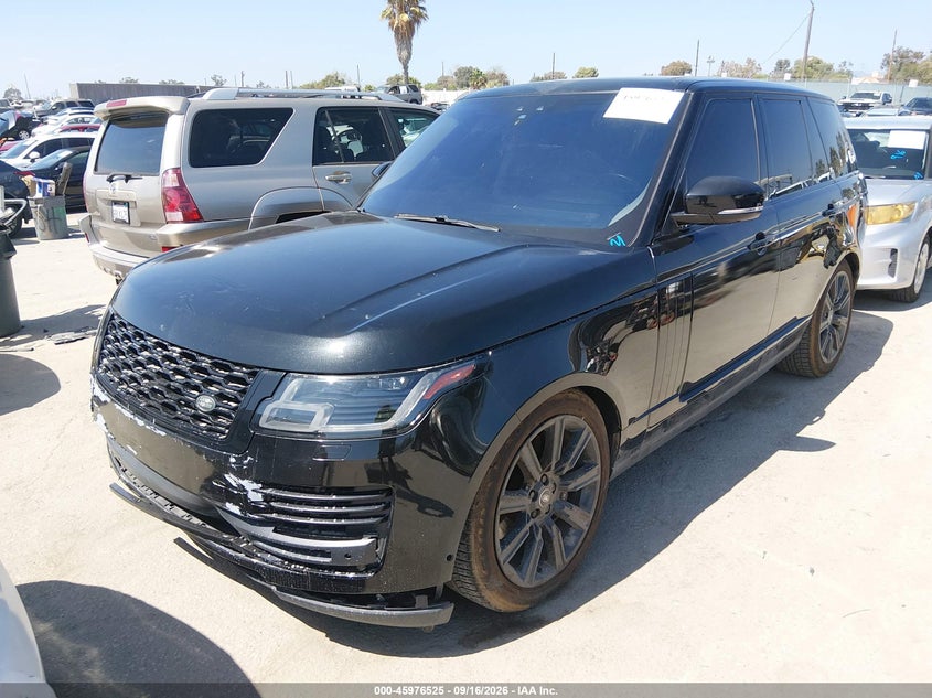 Vin: salgs2sv0ka531976, lot: 46475765, land rover range rover 3.0l v6 supercharged hse 20192
