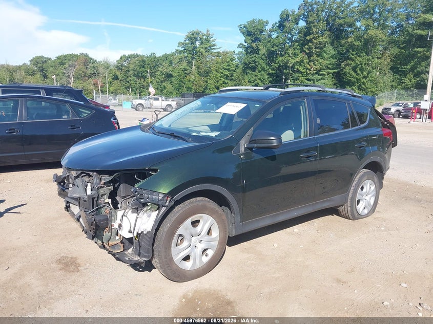 2013 Toyota RAV 4, Удар спереду, IAAI, VIN JTMBFREV5DD046163 — фото 2