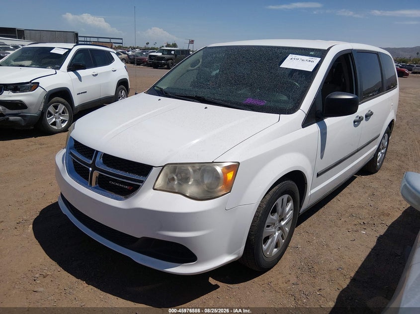 2014 Dodge Caravan, Обычный износ, IAAI, VIN 2C4RDGBG1ER163008 — фото 2