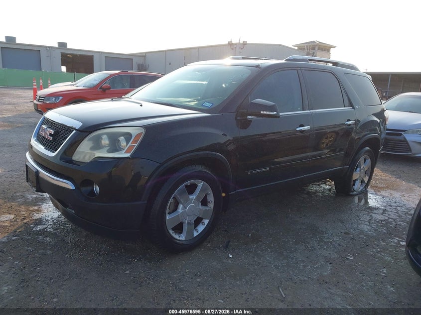 2008 GMC ACADIA SPORT UTILITY VEHICLE 3.6L V-6 DOHC, VVT, REGULAR , 275HP