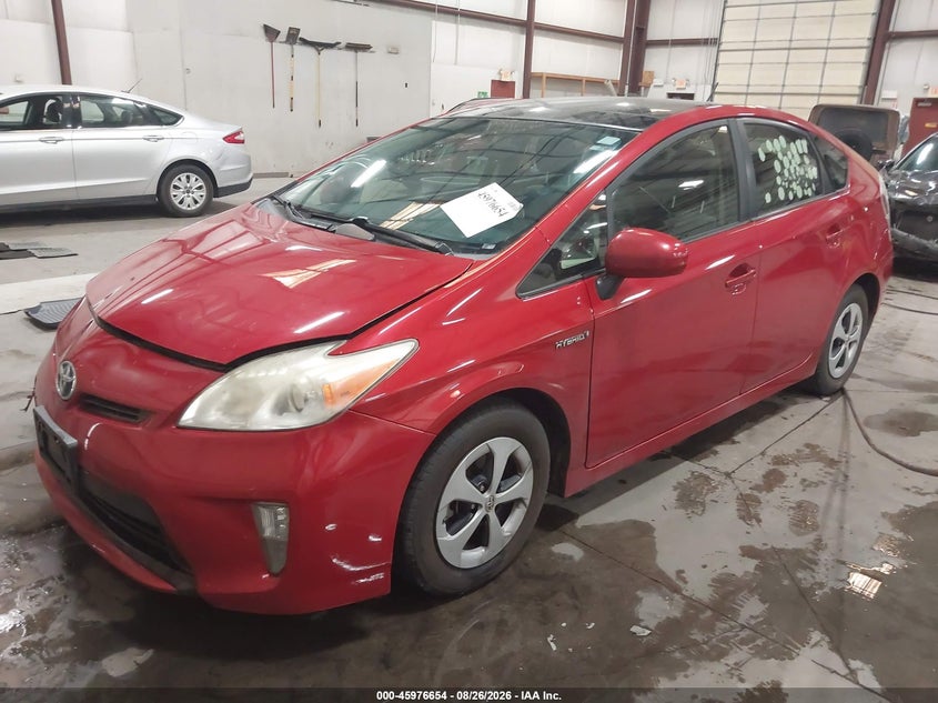 2013 Toyota Prius, Front End, IAAI, VIN JTDKN3DU4D1624019 — photo 2