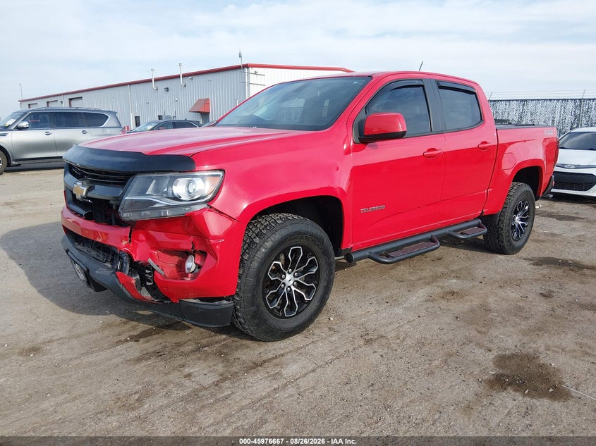 2016 Chevrolet Colorado 4Wd Z71, Удар спереди, IAAI, VIN 1GCGTDE37G1160493 — фото 2