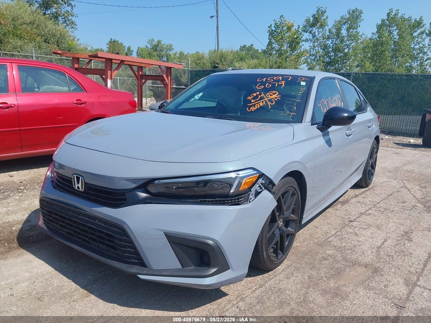 2022 Honda Civic, Right Front, IAAI, VIN 2HGFE2F53NH564241 — photo 2