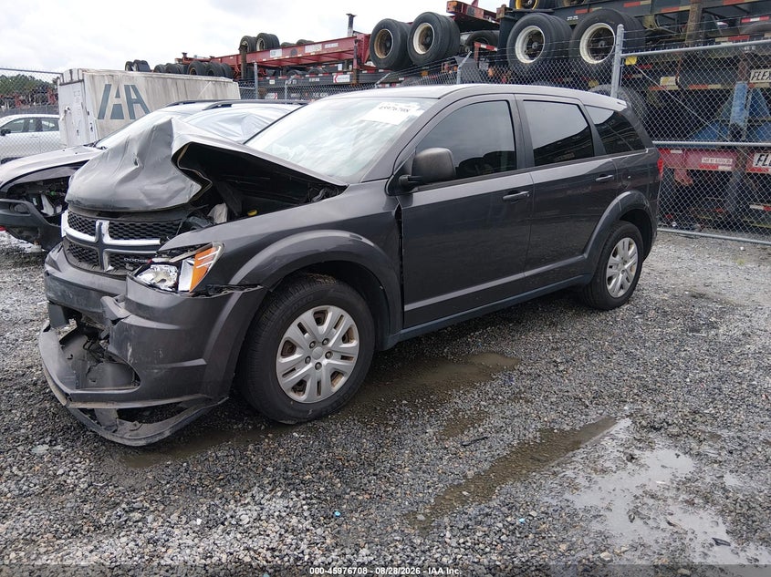 2015 Dodge Journey, Front End, IAAI, VIN 3C4PDCAB5FT735895 — photo 2