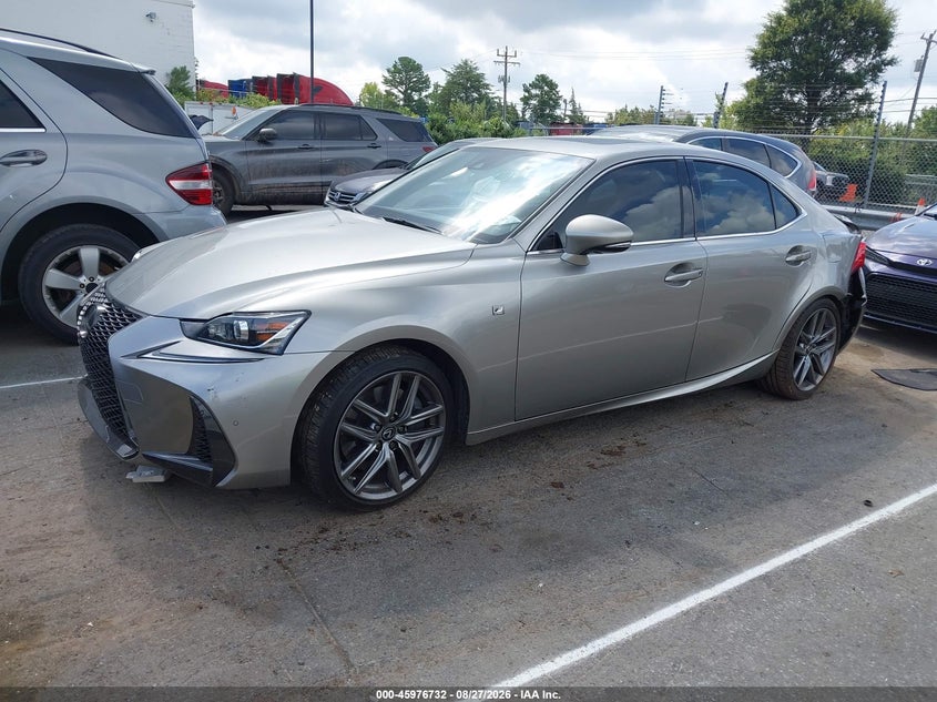 2019 Lexus IS, Rear, IAAI, VIN JTHC81D25K5038299 — photo 2