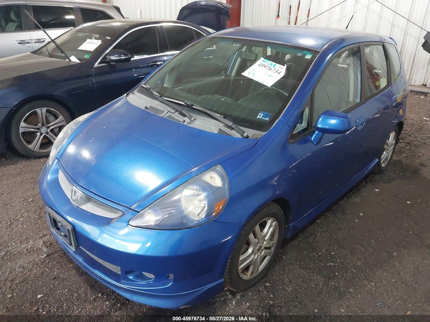 2007 Honda Fit, Затопление, IAAI, VIN JHMGD38667S016844 — фото 2
