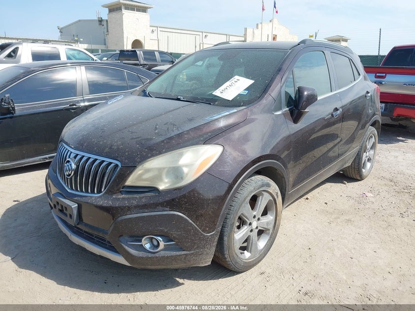 2013 BUICK ENCORE SPORT UTILITY VEHICLE 1.4L I-4 DOHC, VVT, TURBO, REGULAR , 138HP