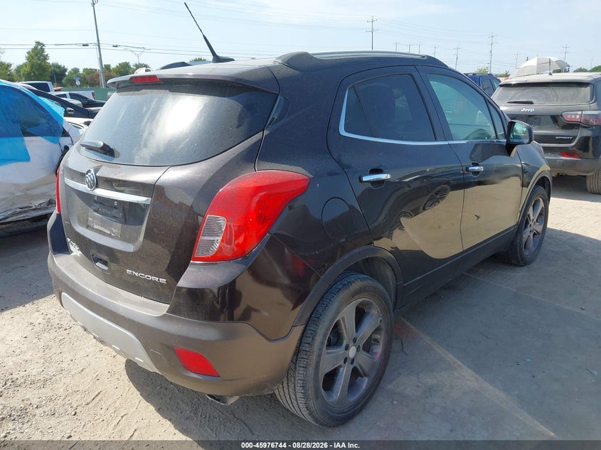 2013 BUICK ENCORE SPORT UTILITY VEHICLE 1.4L I-4 DOHC, VVT, TURBO, REGULAR , 138HP