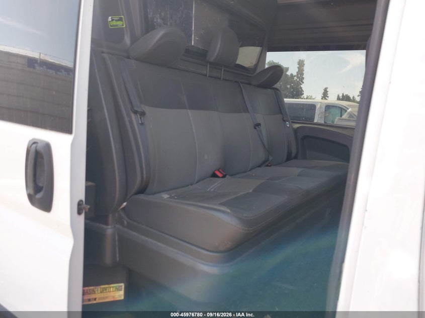 Vin: 3c6mrvjg6ne138311, lot: 46476021, ram promaster 3500 cargo van high roof 159 wb ext 20223