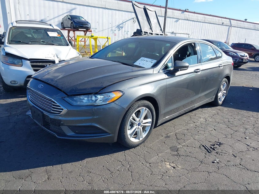 2018 Ford Fusion, Удар спереду, IAAI, VIN 3FA6P0H79JR227265 — фото 2