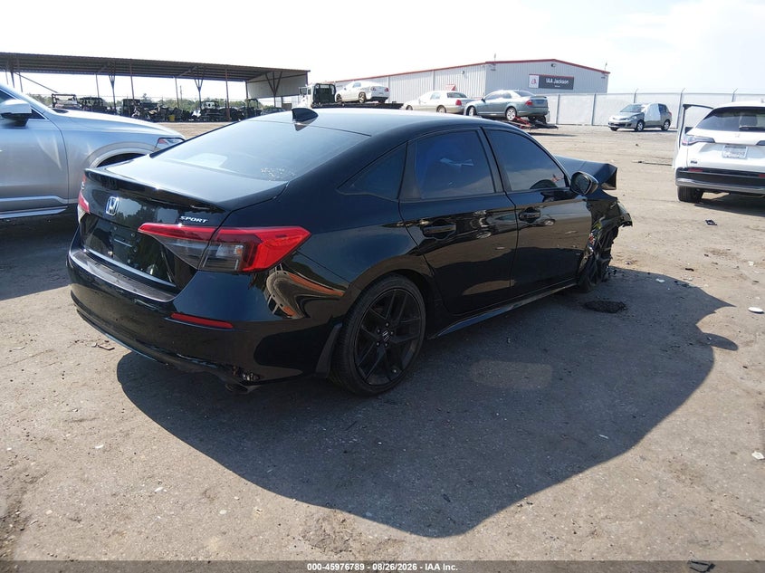 Vin: 2hgfe2f55nh568579, lot: 46476029, honda civic sport 20224