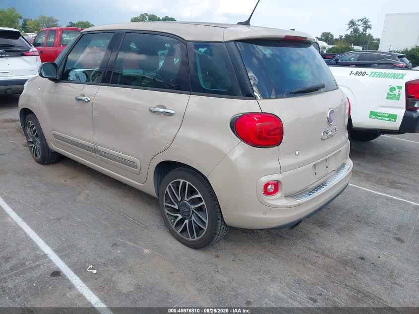 Vin: zfbcfach7ez025812, lot: 46476050, fiat 500l lounge 20143