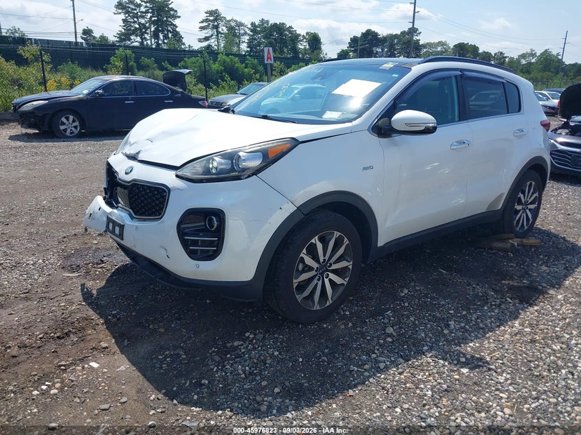 2019 Kia Sportage Ex, Front End, IAAI, VIN KNDPNCAC3K7499462 — photo 2