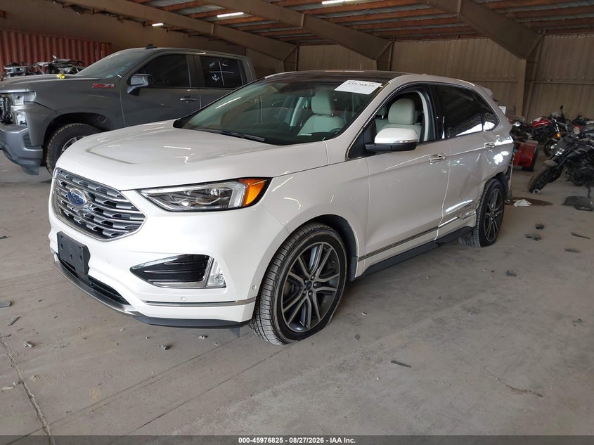 2019 Ford Edge, Rear, IAAI, VIN 2FMPK4K98KBB34134 — photo 2