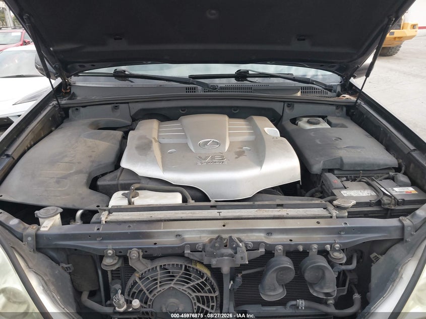 2004 LEXUS GX SPORT UTILITY VEHICLE 4.7L V-8 DOHC, 235HP