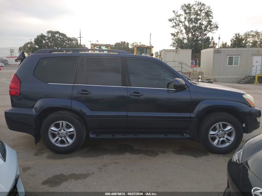 2004 LEXUS GX SPORT UTILITY VEHICLE 4.7L V-8 DOHC, 235HP