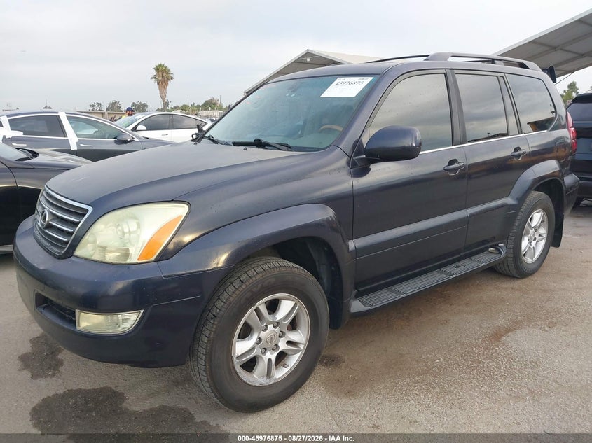 2004 LEXUS GX SPORT UTILITY VEHICLE 4.7L V-8 DOHC, 235HP